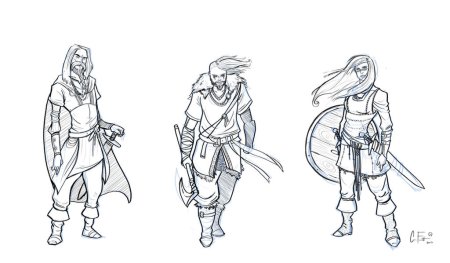 Викинг рисунок