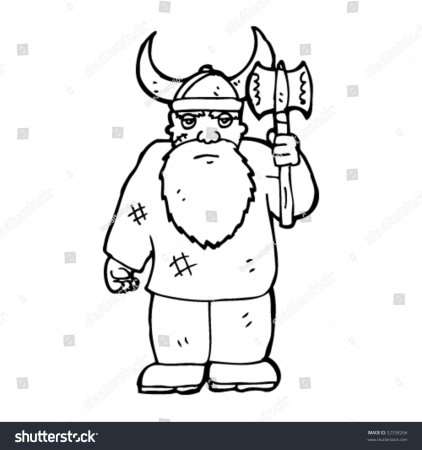 Нарисовать викинга легко