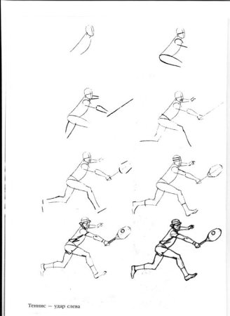 Рисование человека в движении