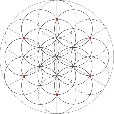 Орнамент из окружностей