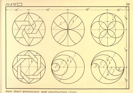 Чертим циркулем узоры
