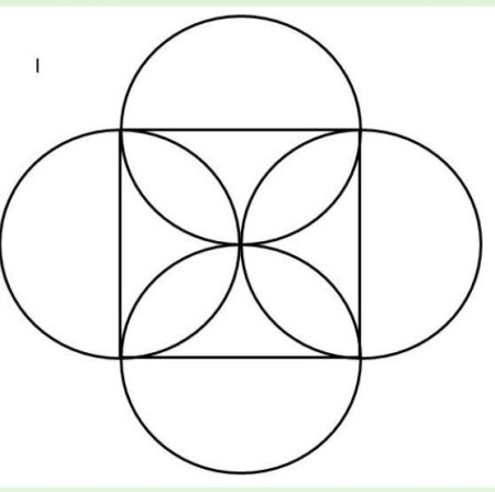 Квадрат циркулем