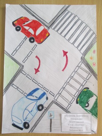 Раскраски по правилам дорожного движения