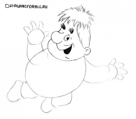 Как нарисовать Карлсона