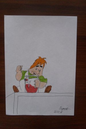 Карлсон поэтапное рисование