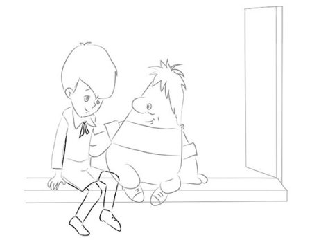 Карлсон нарисовать легко