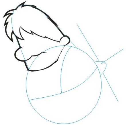 Карлсон рисунок поэтапно