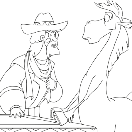 Три богатыря раскраска