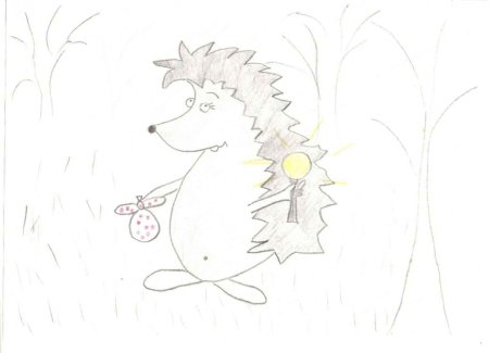 Ежик в тумане раскраска для детей