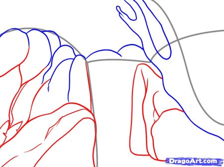 Поэтапное рисование моря