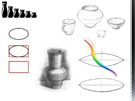 Рисование вазы