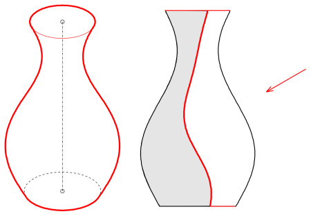Построение кувшина карандашом поэтапно