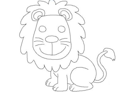 Поэтапное рисование Симбы