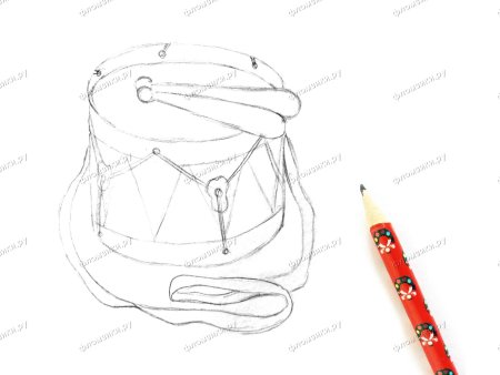 Рисовать пошагово барабан