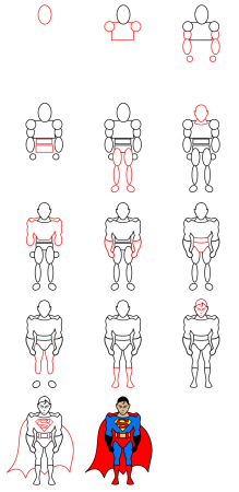 Уроки рисования супергероев