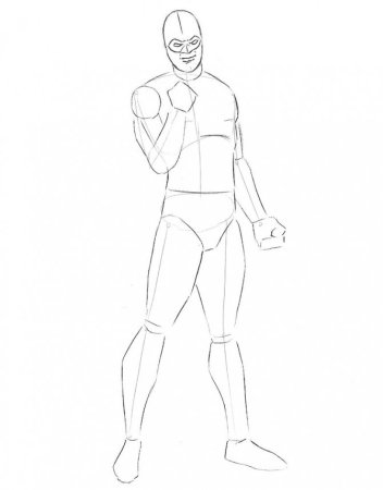 Как нарисовать супергероя