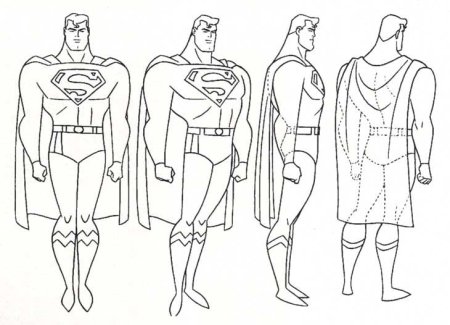 Model Sheet Бэтмен