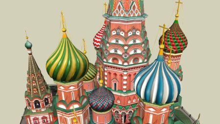 Храм Василия Блаженного контур