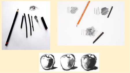 Техники рисования углем