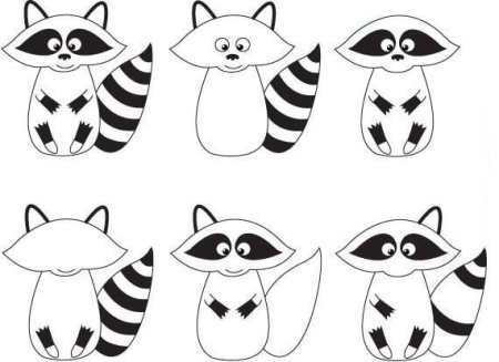 Рисование с детьми енот