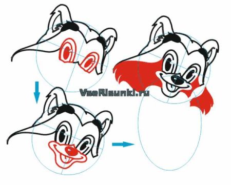 Крошка енот рисунок карандашом