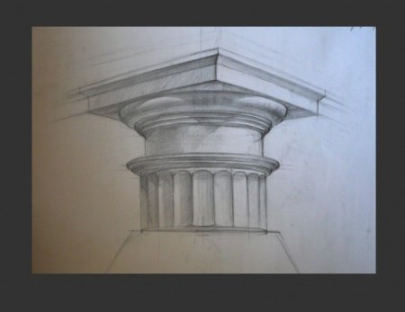 Капитель дорического ордера постановка