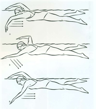 Поза плавца для рисования