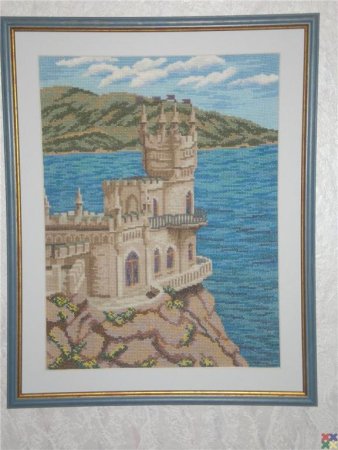 Замок Ласточкино гнездо рисунок