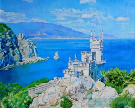 Картина Ласточкино гнездо в Крыму