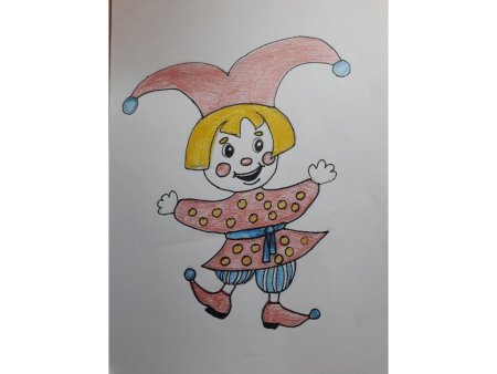 Скоморох рисование