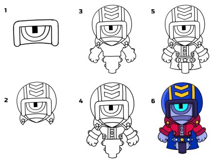 Сту из БРАВЛ старс раскраска