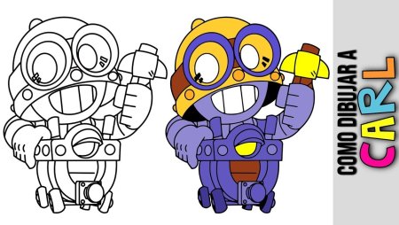 Раскраска Браво старс Карл