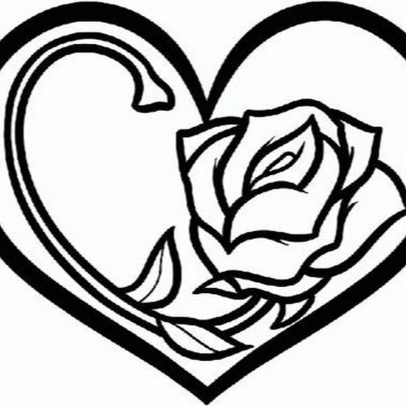 Поэтапное рисование сердечка