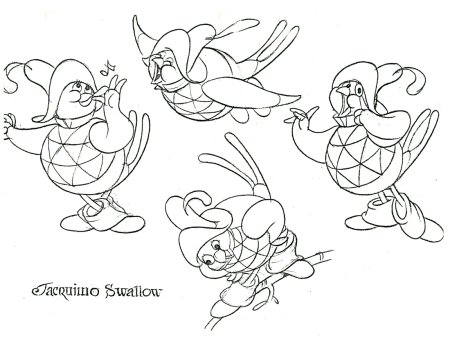 Дюймовочка рисунок пошагово