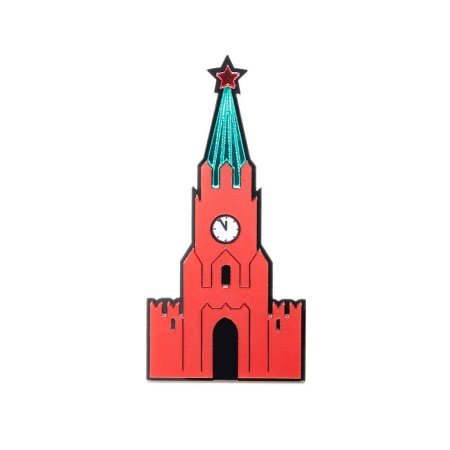 Спасская башня Кремля рисование старшая группа