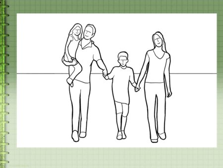 Несложные семейные рисунки