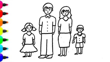 Рисунок всей семьи