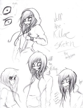 Крипипаста Слендермен для срисовки