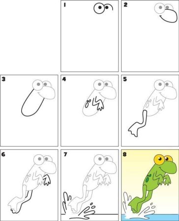 Рисунки из овалов для детей
