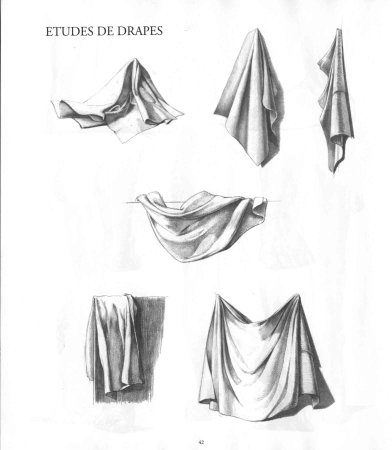 Драпировка ткани для рисования