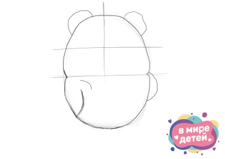 Рисуем Винни пуха поэтапно