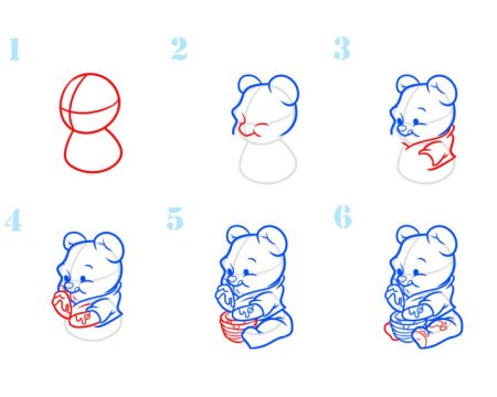 Рисунки пошагово Дисней