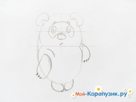 Винни пух рисунок поэтапно