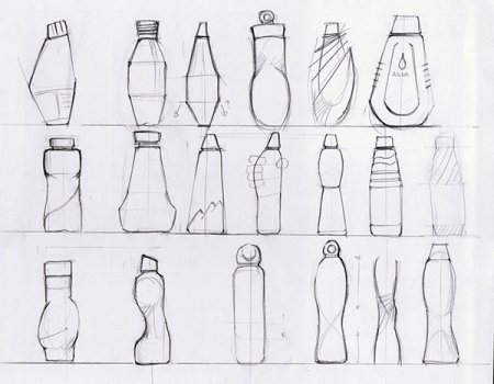 Рисунок бутылки поэтапно (51 фото)
