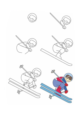 Хоккей рисунок карандашом