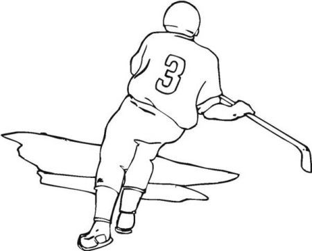 Хоккей рисунок карандашом