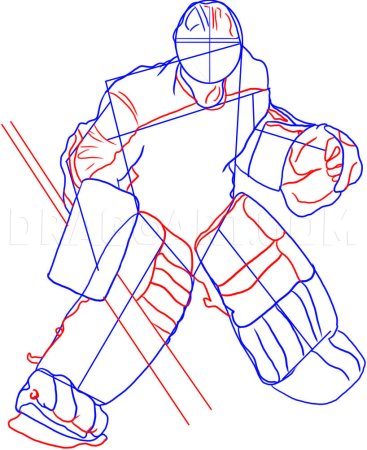 Рисование в старшей группе на тему хоккей