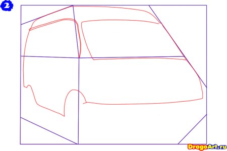 Как нарисовать Газель