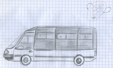 Газель легкий рисунок