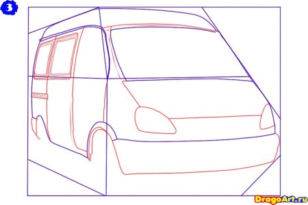 Поэтапно рисовать Газель